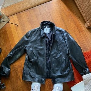 Local Austin artist leather jacket
